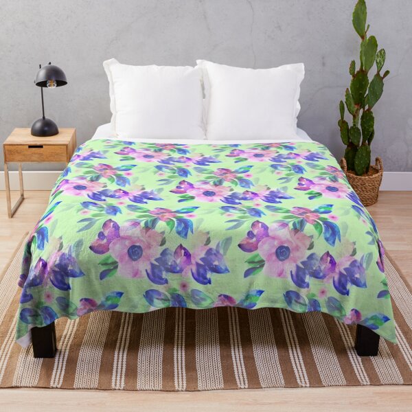 Item preview, Pastel floral abstract pattern designed and sold by Mirarima.