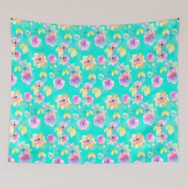 Item preview, Pastel floral abstract pattern designed and sold by Mirarima.