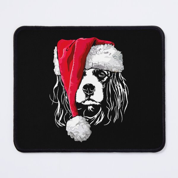 Item preview, Santa Cavalier King Charles Spaniel Christmas Dogs designed and sold by dogarts.