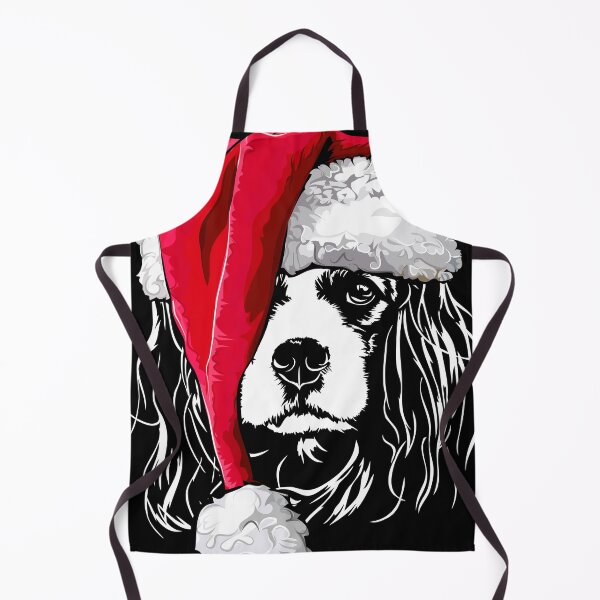 Item preview, Santa Cavalier King Charles Spaniel Christmas Dogs designed and sold by dogarts.