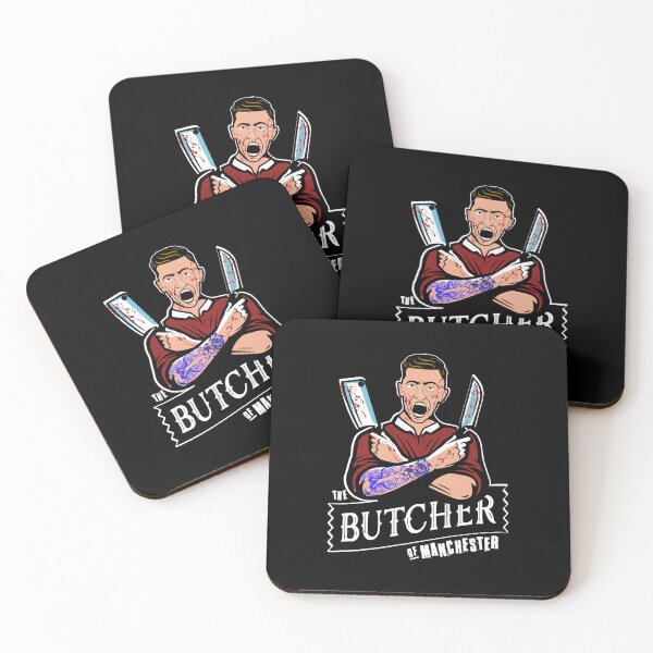 Item preview, The Butcher of Manchester Lisandro Martinez White designed and sold by supermanc.
