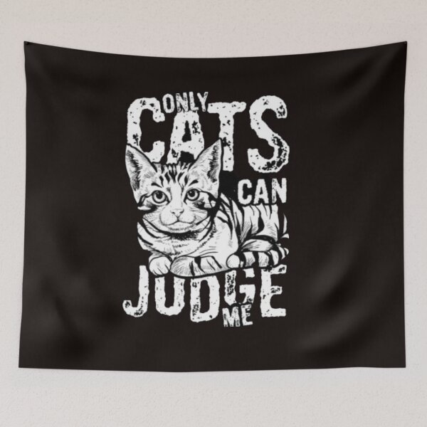 Item preview, Only cats can judge me designed and sold by mandover.
