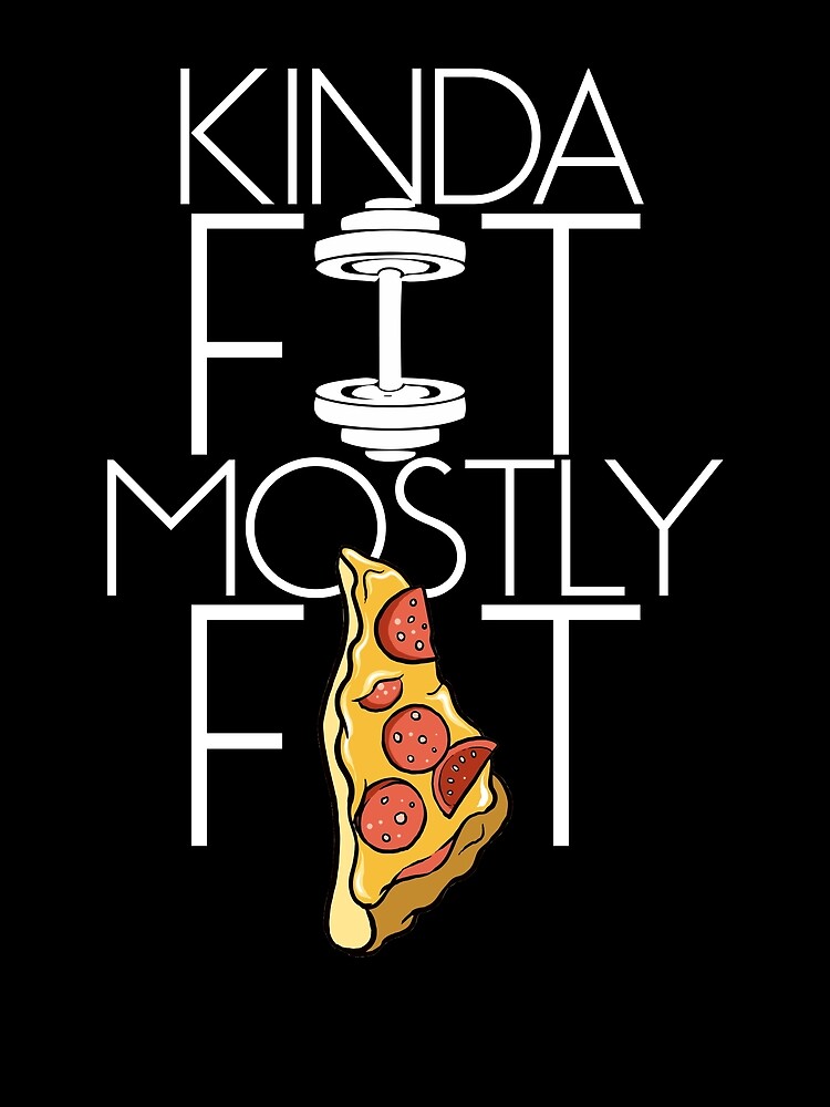 Thumbnail 3 von 3, Tuch, Kinda Fit Mostly Fat Fitness Workout Kinda Fit Mostly Fat Gear designt und verkauft von DynamicDesign.
