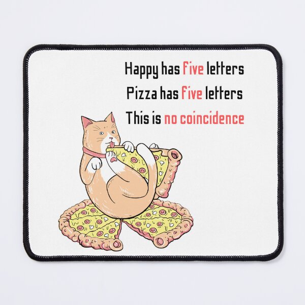 Item preview, Funny Pizza Cat Quotes designed and sold by FabDesigns91.