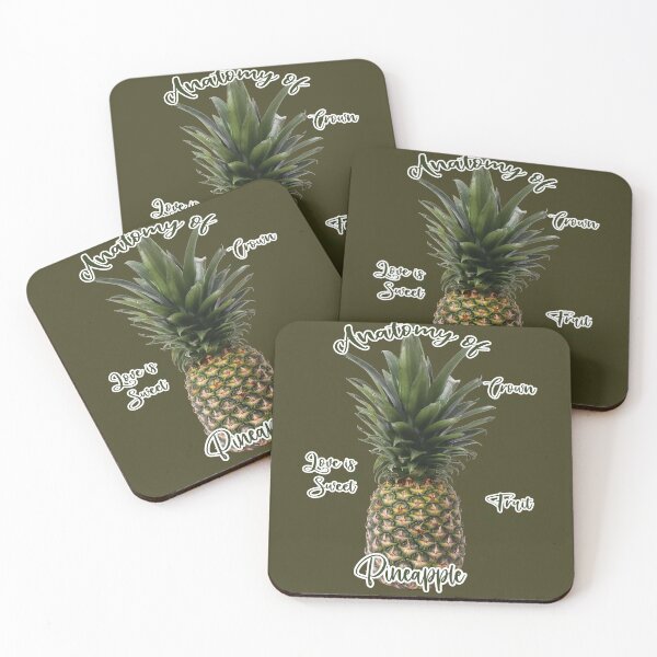 Item preview, Anatomy Of Realistic Pineapple designed and sold by fatydesignspace.