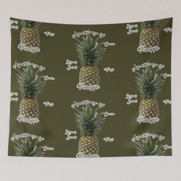 Item preview, Anatomy Of Realistic Pineapple designed and sold by fatydesignspace.