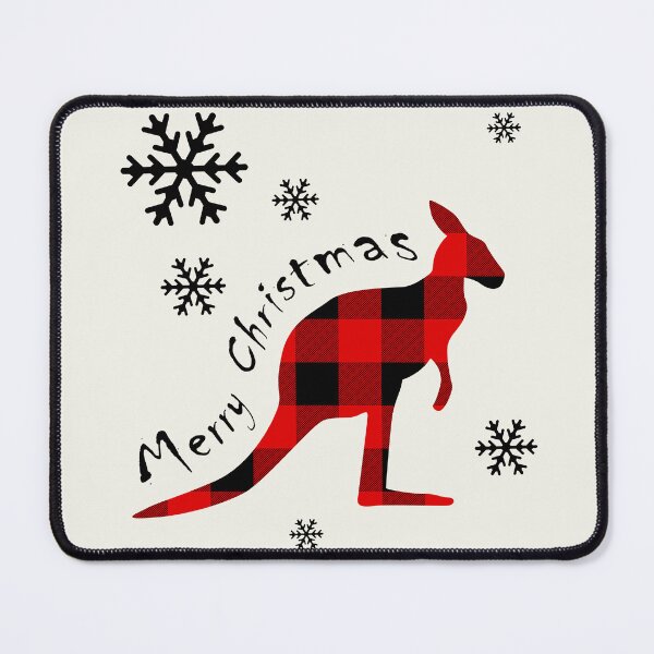 Item preview, Kangaroo Buffalo Plaid Pattern designed and sold by Coffee Lifestyle.