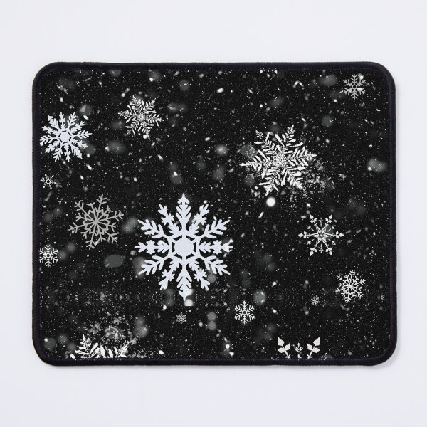 Item preview, Winter Snowflakes Pattern for Christmas Snowflake Black and White Art Lover designed and sold by Kubala.