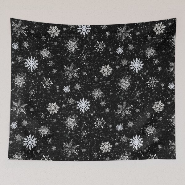 Item preview, Winter Snowflakes Pattern for Christmas Snowflake Black and White Art Lover designed and sold by Kubala.