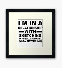 relationship with SKETCHING Framed Print
