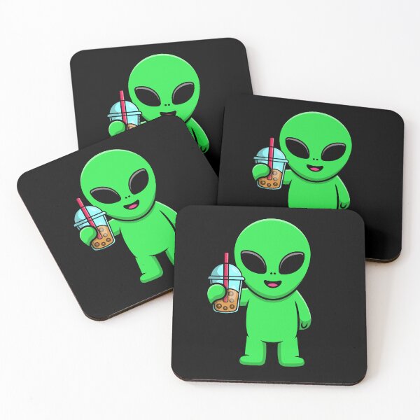 Item preview, Bubble Tea lover Alien  designed and sold by Artistusha.