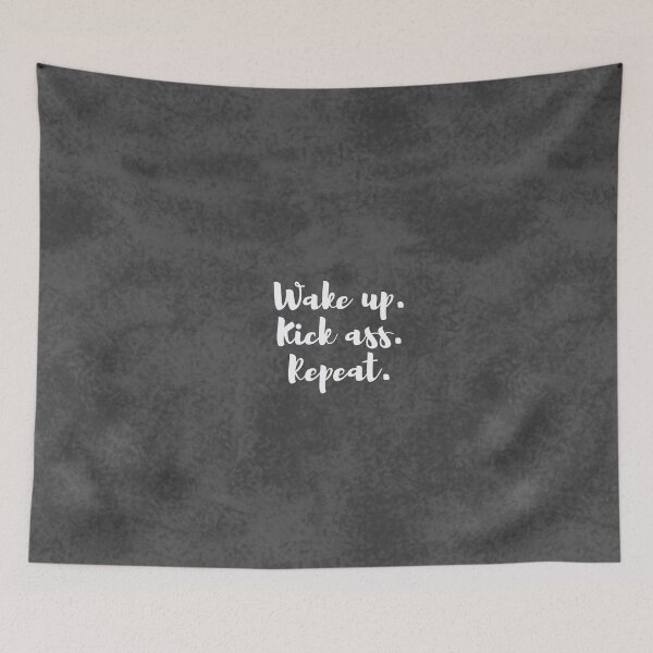 Item preview, Wake up. Kick ass. Repeat. designed and sold by beabuks.