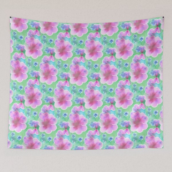 Item preview,  Patrón abstracto floral pastel designed and sold by Mirarima.