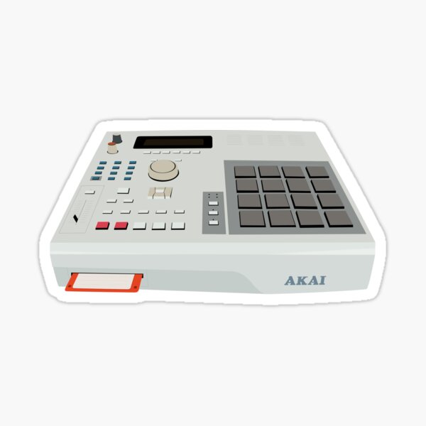 Akai MPC 2000 - Hip Hop - Sampler Sticker