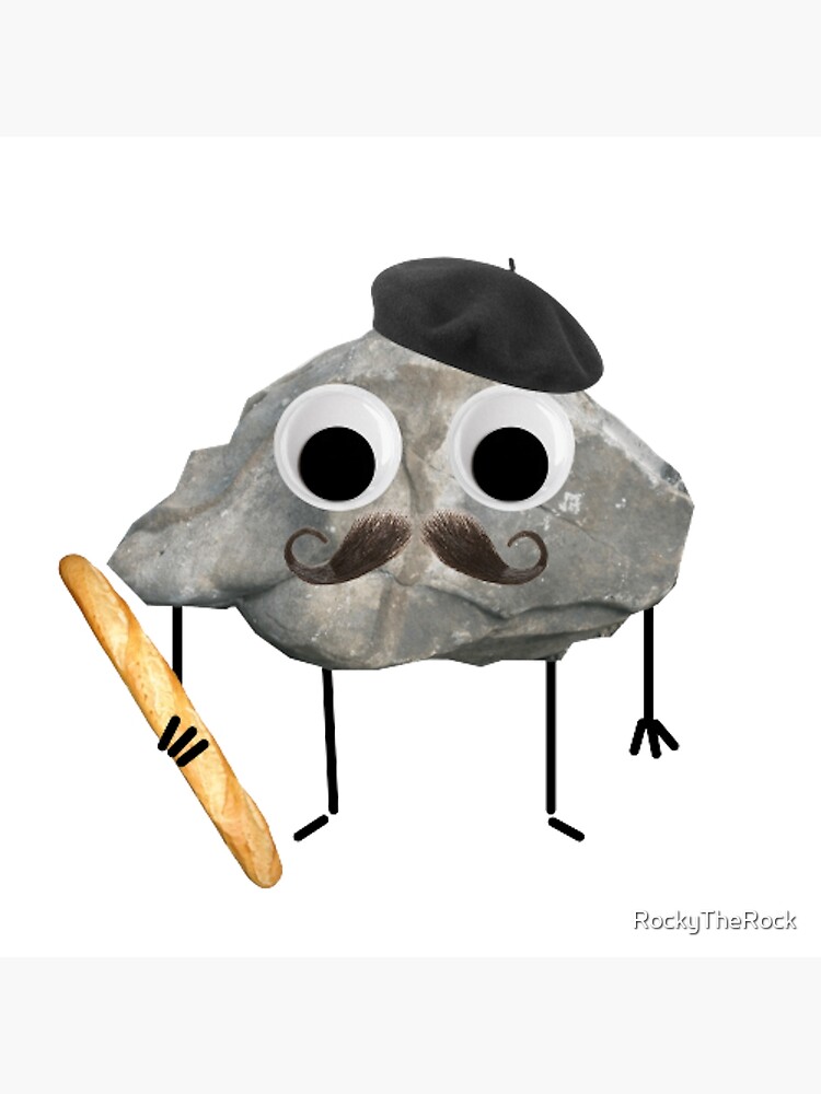"French Rocky The Rock" Poster for Sale by RockyTheRock Redbubble