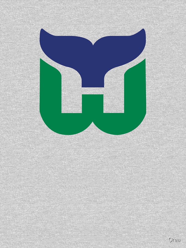 Defunct hockey team Hartford Whalers vintage retro by Qrea