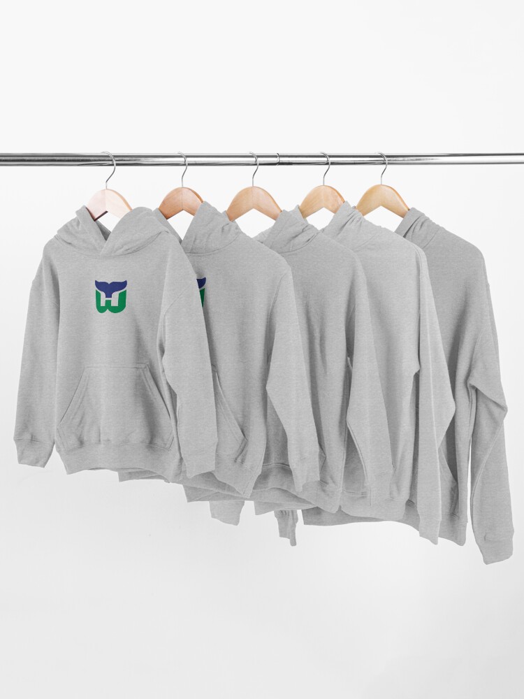 Alternate view of Defunct hockey team Hartford Whalers vintage retro Kids Pullover Hoodie