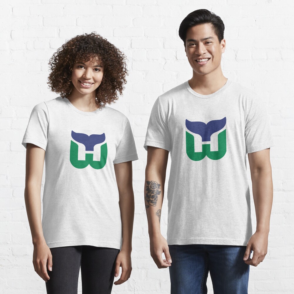 Defunct hockey team Hartford Whalers vintage retro Essential T-Shirt for  Sale by Qrea