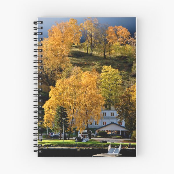 Item preview, Autumn Trees Flam Aurlandsfjord Norway designed and sold by AndyEvansPhotos.