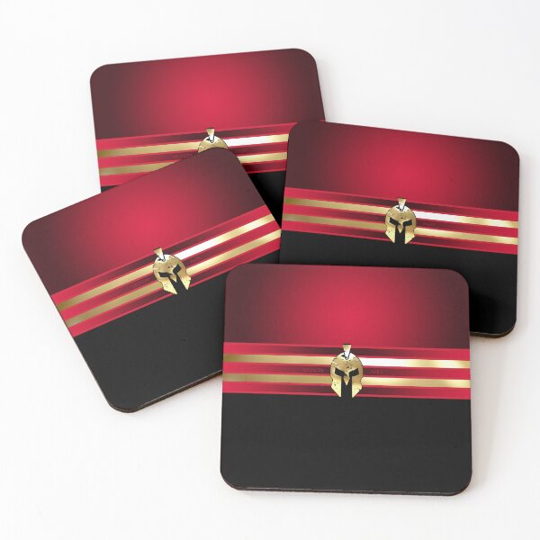 Item preview, Gold Spartan Helmet Red Gold Black Stripe designed and sold by Yiorgos Designs.