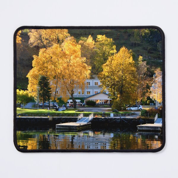 Item preview, Autumn Trees Flam Aurlandsfjord Norway designed and sold by AndyEvansPhotos.