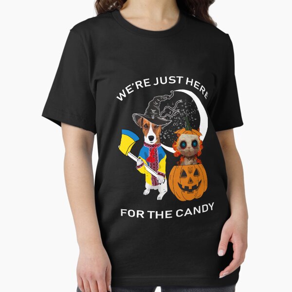 Item preview, We're Just Here For The Candy Patron Dog Bavovnyatko Ukraine designed and sold by Aide.