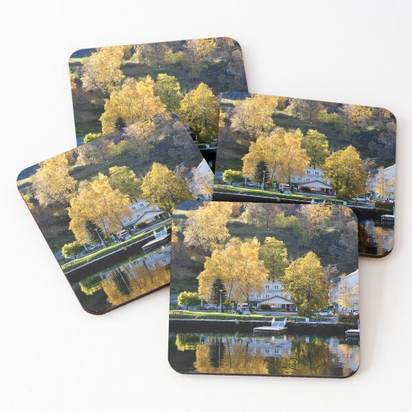 Item preview, Autumn Trees Flam Aurlandsfjord Norway designed and sold by AndyEvansPhotos.