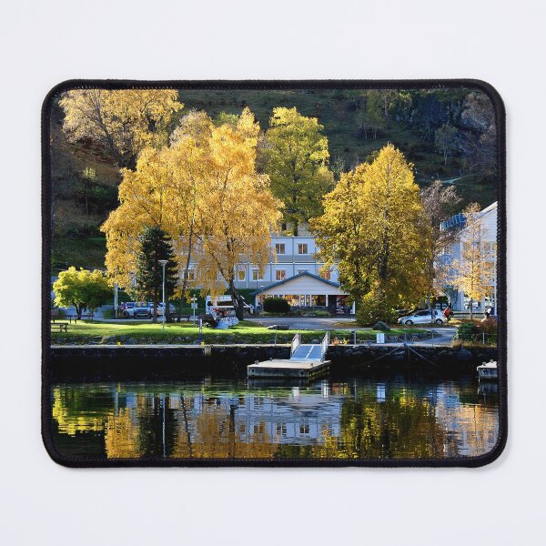 Item preview, Autumn Trees Flam Aurlandsfjord Norway designed and sold by AndyEvansPhotos.