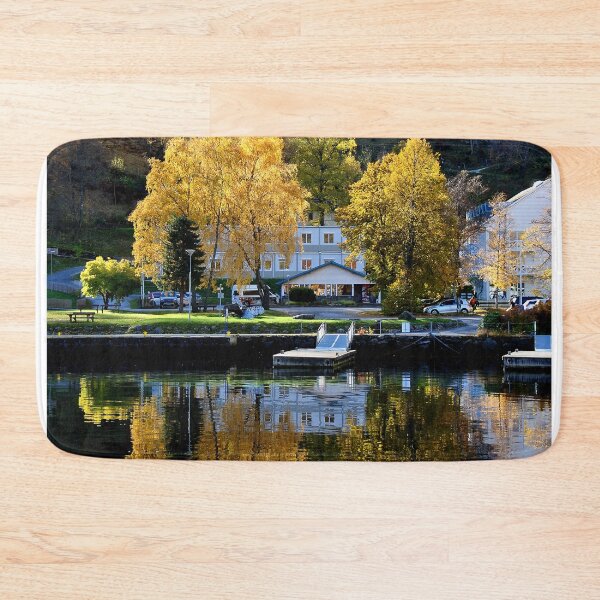 Item preview, Autumn Trees Flam Aurlandsfjord Norway designed and sold by AndyEvansPhotos.