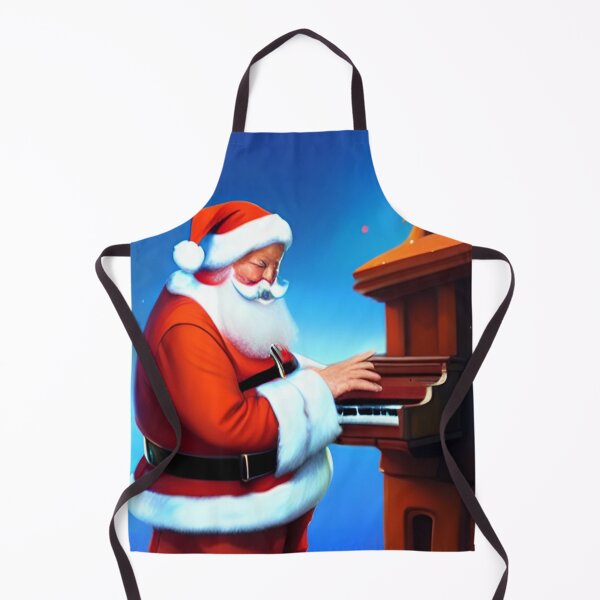 Item preview, Santa playing piano designed and sold by ZvezdanArt.
