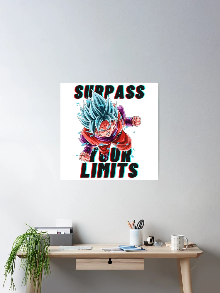 Goku Super Saiyan Blue Kaioken x20 / Surpass Your Limits | Postcard