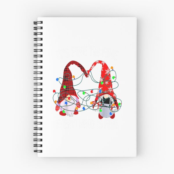 Item preview, I'm Fine Everything Is Fine gnomes Christmas Lights 2022 designed and sold by TGMerwin.