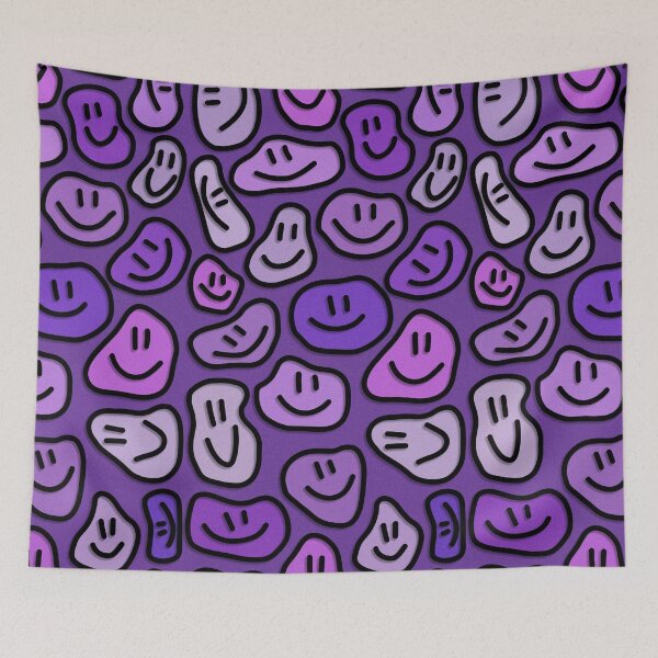Item preview, Purple Distorted Smiley Faces designed and sold by Ayoub14.
