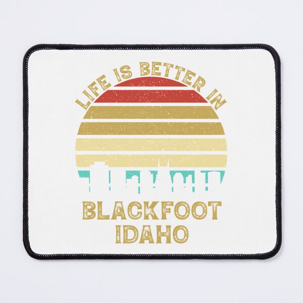 Item preview, Life is Better in Blackfoot, Idaho - Vintage Skyline Gift for People Who Live in Blackfoot, ID Class designed and sold by ClaireaHill.