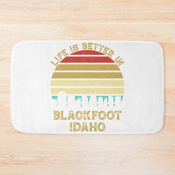 Item preview, Life is Better in Blackfoot, Idaho - Vintage Skyline Gift for People Who Live in Blackfoot, ID Class designed and sold by ClaireaHill.