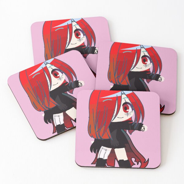Artikelvorschau, Goth Girl Vampire Girl Gacha Club Chibi Girl Gacha Anime Kawaii entworfen und verkauft von gachanime.