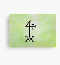 Hermetic Cross Canvas Print