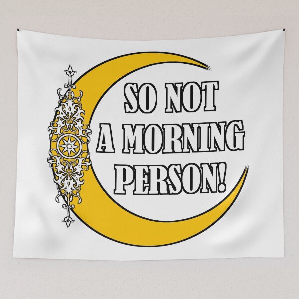 Item preview, So Not A Morning Person designed and sold by Naumaddic Arts.