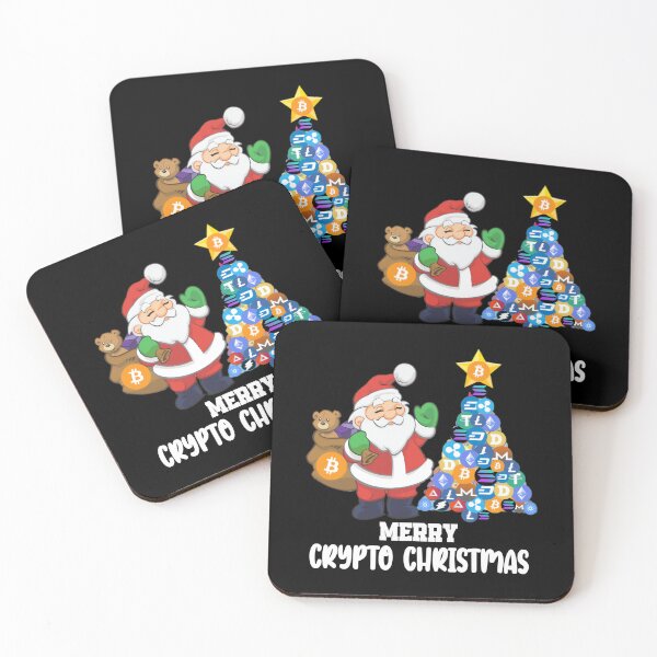 Item preview, Crypto Christmas Santa Claus and crypto xmas tree Bitcoin BTC  designed and sold by sokosdenckc.