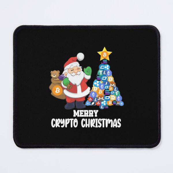 Item preview, Crypto Christmas Santa Claus and crypto xmas tree Bitcoin BTC  designed and sold by sokosdenckc.