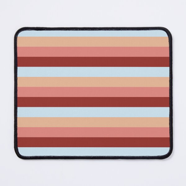 Item preview, Baby blue, salmon-orange, peach, and ruby red Exotic Colour Patterns designed and sold by byskillbytalent.