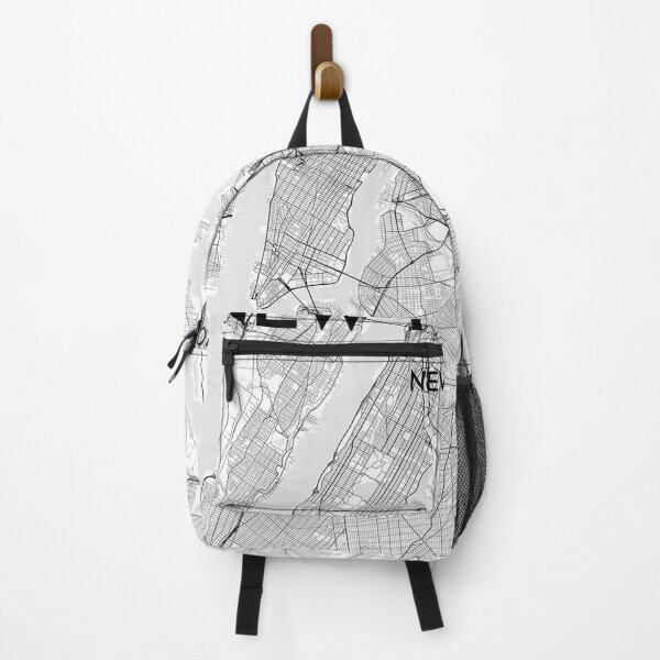 Item preview, NEW YORK United States City Map White designed and sold by taliaLivina.