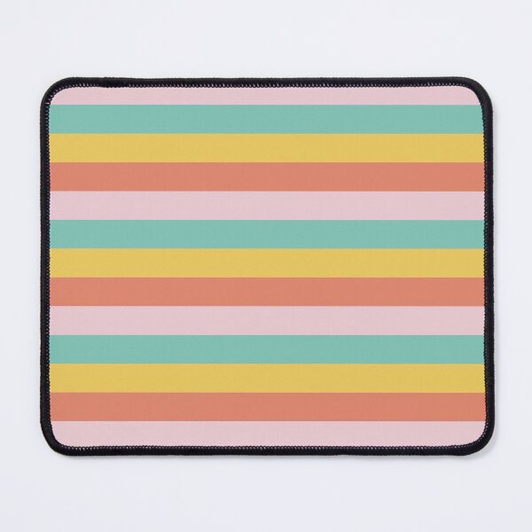 Item preview, Pastel pink, teal, butter yellow, papaya orange Exotic Colour Patterns designed and sold by byskillbytalent.