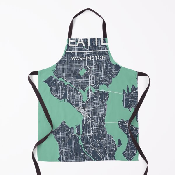 Item preview, SEATTLE United States City Map Green designed and sold by taliaLivina.