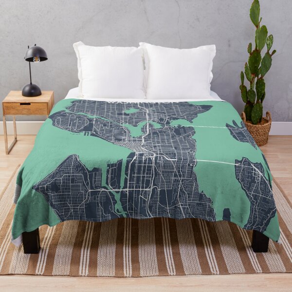 Item preview, SEATTLE United States City Map Green designed and sold by taliaLivina.