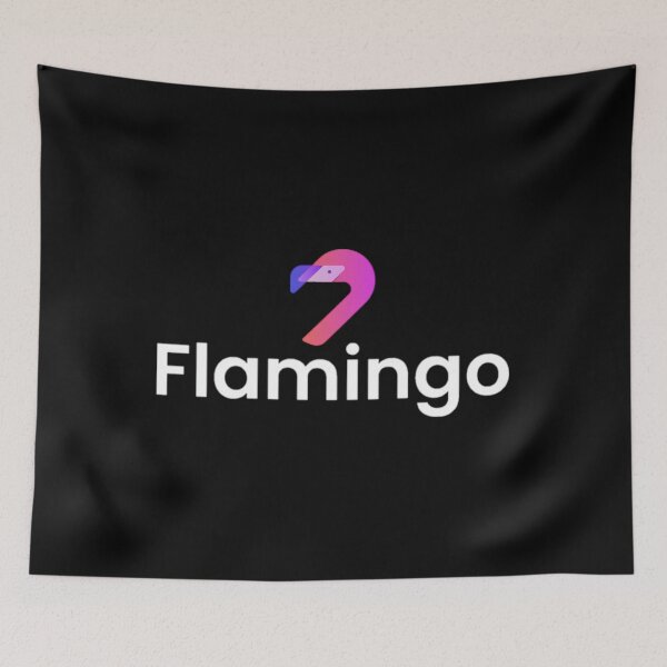 Item preview, Cryptocurrency Flamingo Finance (FLM) black with text designed and sold by sokosdenckc.