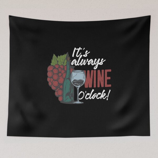 Item preview, time for wine designed and sold by Shirt-Expert.