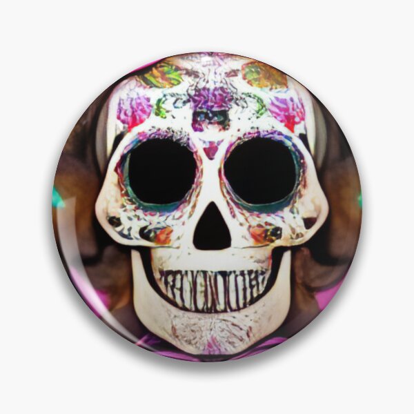 Item preview, Sugar Skull With Roses designed and sold by NitaBond.