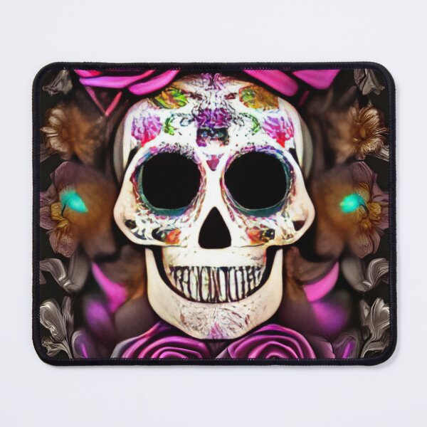 Item preview, Sugar Skull With Roses designed and sold by NitaBond.