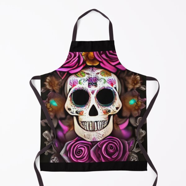 Item preview, Sugar Skull With Roses designed and sold by NitaBond.